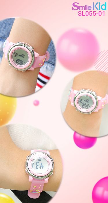 Đồng hồ Trẻ em Smile Kid SL055-01 có thiết kế dễ thương, nữ tính