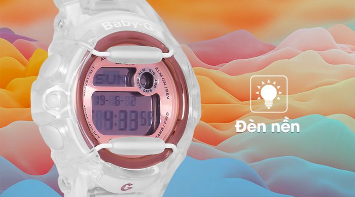 Đồng hồ Nữ Baby-G BG-169G-7BDR với đèn led cực sáng