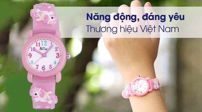 Đồng hồ trẻ em Smile Kid SL034-01 với thiết kế đáng yêu