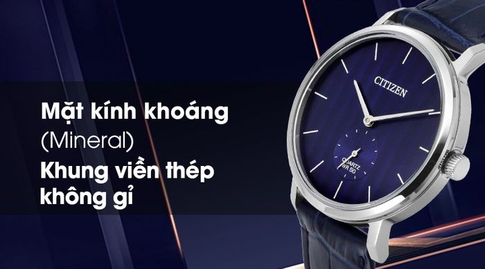 Đồng hồ nam Citizen BE9170-05L có lớp vỏ ngoài bền chắc