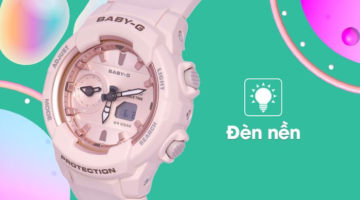 Đồng hồ Nữ Baby-G BGA-230SC-4BDR có đèn led cực sáng