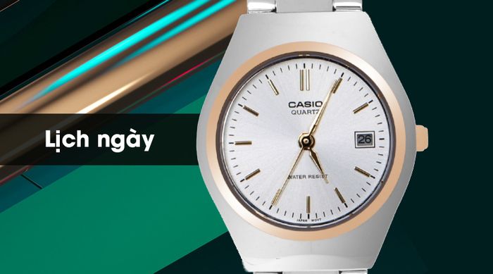 Đồng hồ Nữ Casio LTP-1170G-7ARDF có trang bị ô lịch ngày tiện ích