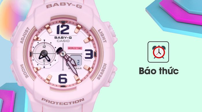 Đồng hồ Nữ Baby-G BGA-230SC-4BDR với chế độ báo giờ