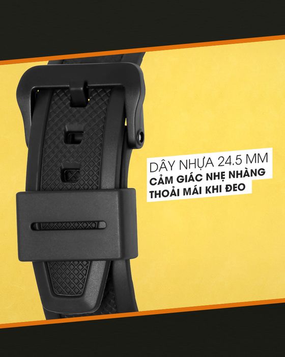 Đồng hồ Nam Casio W-218H-1AVDF có dây đeo nhựa không thấm nước