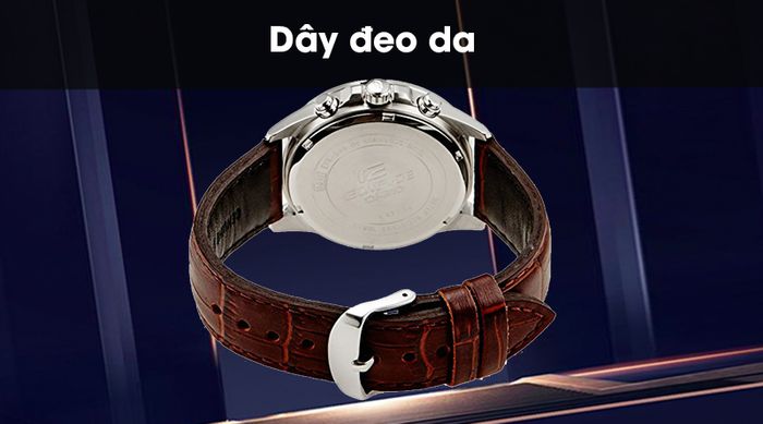 Đồng hồ nam Edifice Casio EFR-526L-7AVUDF có dây đeo nhẹ nhàng và êm ái