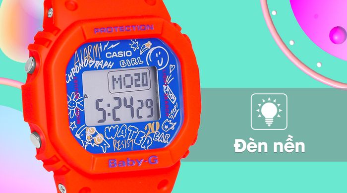 Đồng hồ Nữ Baby-G BGD-560SK-4DR có đèn led cực sáng