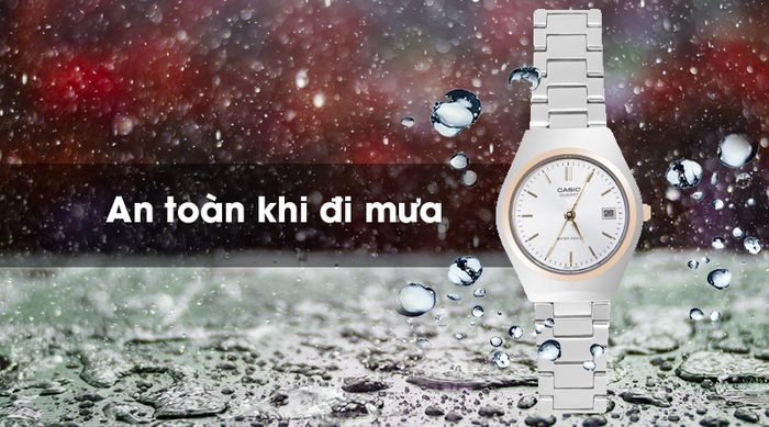 Đồng hồ Nữ Casio LTP-1170G-7ARDF có hệ số chống nước 3 ATM