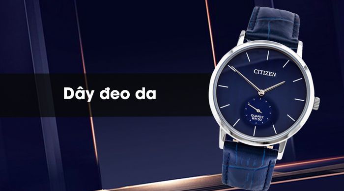 Đồng hồ nam Citizen BE9170-05L có dây đeo nhẹ nhàng và êm ái