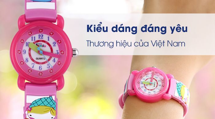 Đồng hồ trẻ em Smile Kid SL045-01 có thiết kế đáng yêu