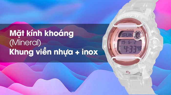 Đồng hồ Nữ Baby-G BG-169G-7BDR bền bỉ, cứng cáp