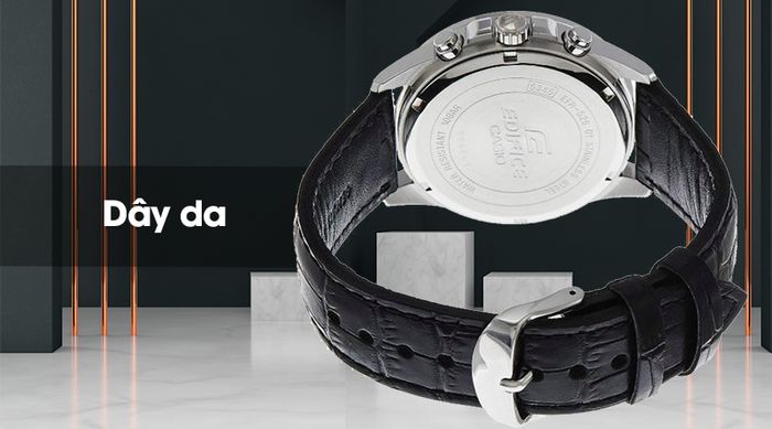 Đồng hồ Nam Edifice Casio EFR-526L-1AVUDF có dây đeo nhẹ nhàng và êm ái