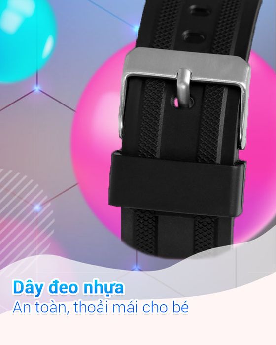 Đồng hồ trẻ em Smile Kid SL065-02 có dây đeo nhẹ nhàng, chống thấm mồ hôi