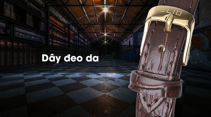 Đồng hồ nữ Elio EL022-C2 có dây đeo nhẹ nhàng và mềm mại
