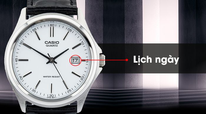 Đồng hồ nam Casio MTP-1183E-7ADF trang bị lịch ngày tiện ích