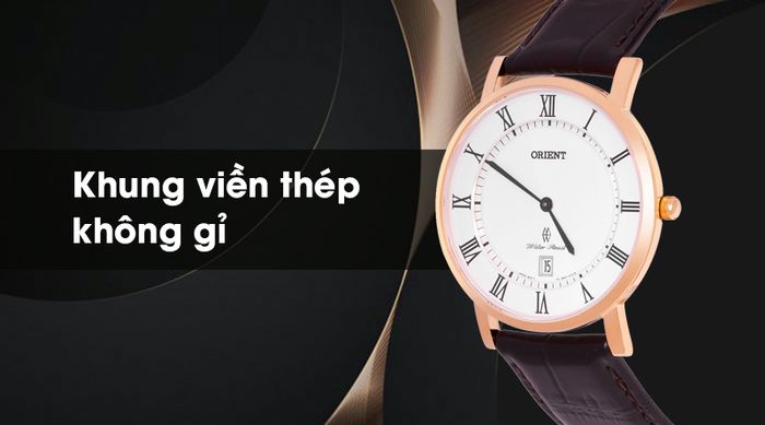 Đồng hồ Nam Orient FGW0100FW0 trang bị khung thép không gỉ