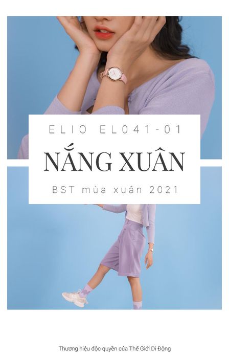 Tổng quan về đồng hồ nữ Elio EL041-01