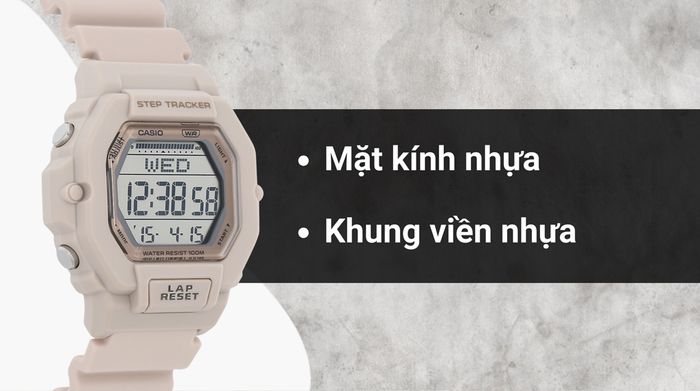 Chất liệu mặt kính và khung viền của mẫu đồng hồ