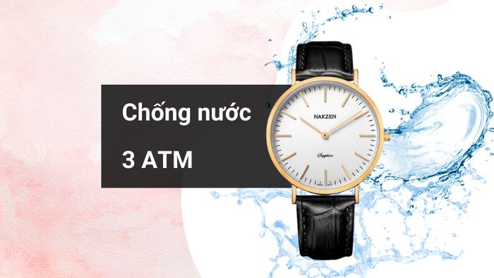Khả năng kháng nước của mẫu đồng hồ