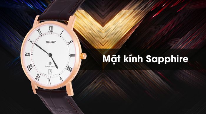 Đồng hồ Nam Orient FGW0100FW0 với mặt kính sapphire sáng bóng
