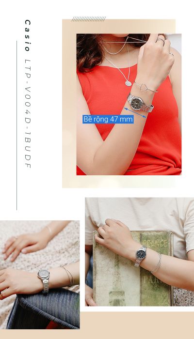 Đồng hồ Nữ Casio LTP-V004D-1BUDF