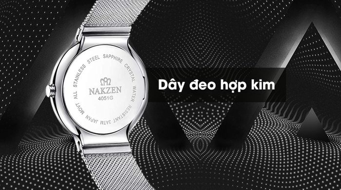 Đồng hồ nam Nakzen SS4051G-7 có dây đeo sành điệu, độ bền cao