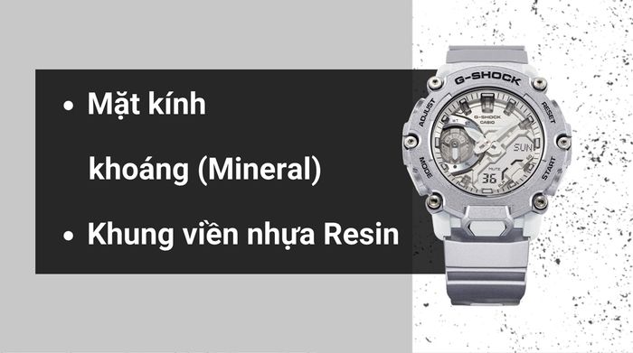 Chất liệu mặt kính và khung viền của mẫu đồng hồ