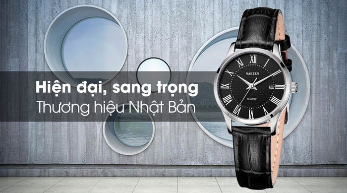 Đồng hồ nữ Nakzen SL4043LBK-1 với thiết kế nữ tính và tinh tế