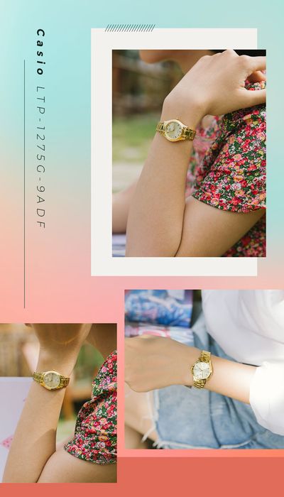 Đồng hồ Nữ Casio LTP-1275G-9ADF thanh lịch và sang trọng