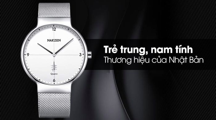 Đồng hồ nam Nakzen SS4051G-7 với thiết kế trẻ trung, nam tính