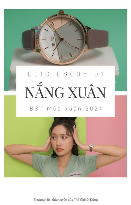 Đồng hồ Nữ Elio EL035-01 thuộc bộ sưu tập Nắng Xuân