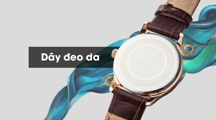 Đồng hồ nữ Nakzen SL4043LREBN-6N0 có dây đeo nhẹ nhàng