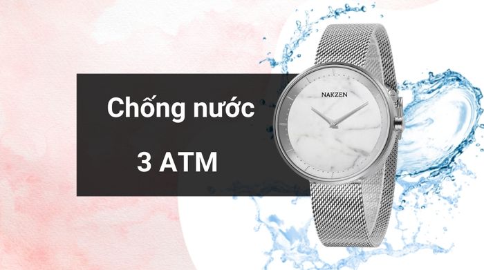 Khả năng kháng nước của mẫu đồng hồ