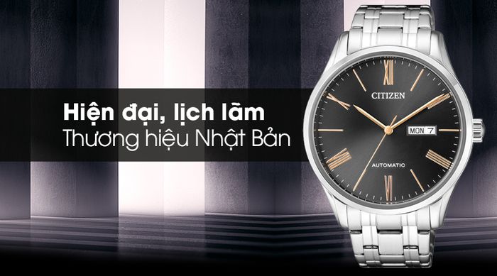 Đồng hồ nam Citizen NH8360-80J có thiết kế sang trọng