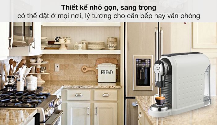 Thiết kế - Máy pha cà phê Espresso Perfetto P.08 Trắng