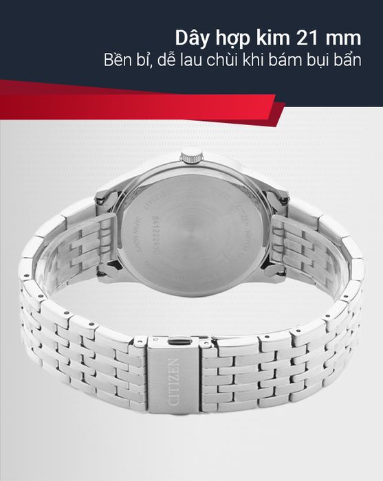 Dây hợp kim bền bỉ của đồng hồ Nam Citizen BI5000-87L
