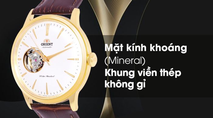 Đồng hồ nam Orient RA-AG0003S10B - Cơ tự động có mặt kính cứng cáp, khung viền sáng bóng, không gỉ
