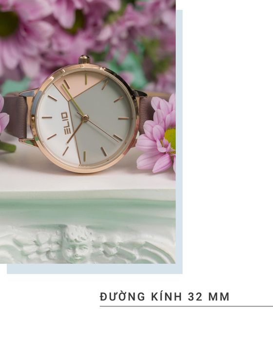 Đồng hồ Nữ Elio EL035-01 có đường kính mặt 32 mm