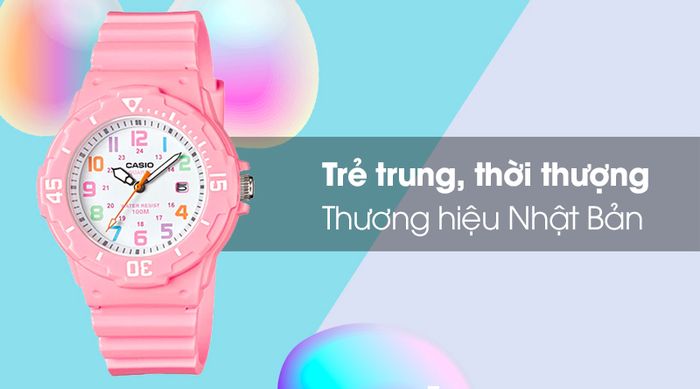Đồng hồ Nữ Casio LRW-200H-4B2VDF có thiết kế trẻ trung