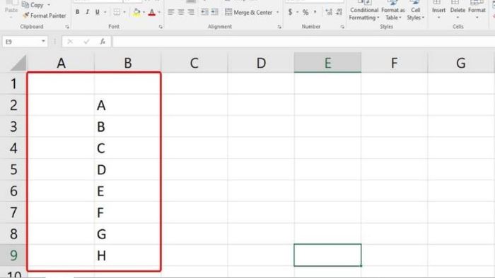 Hướng dẫn đánh số thứ tự trong Excel khi xóa dòng bằng hàm ROW bước 1 (Kèm hình minh họa)