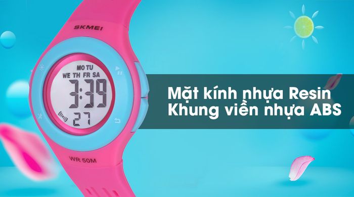 Đồng hồ trẻ em Skmei SK-1455 khá bền bỉ và chắc chắn