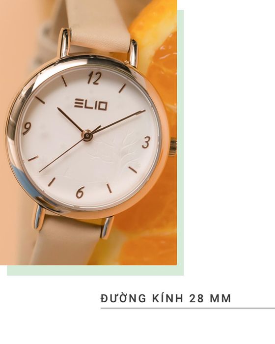 Đồng hồ Nữ Elio EL037-01 có đường kính mặt 28 mm