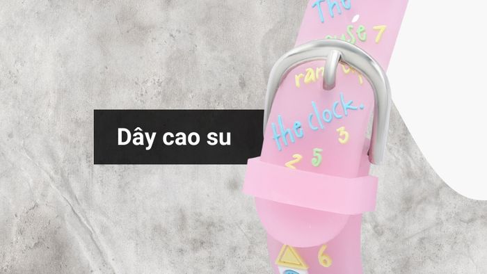 Chất liệu dây đeo của mẫu đồng hồ