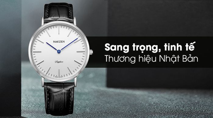 Đồng hồ nữ Nakzen SL4050LBK-7 với thiết kế sang trọng, tinh tế
