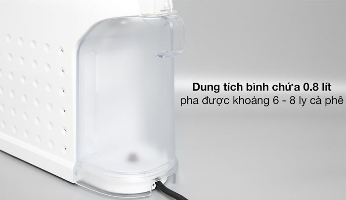 Dung tích - Máy pha cà phê Espresso Perfetto P.08 Trắng