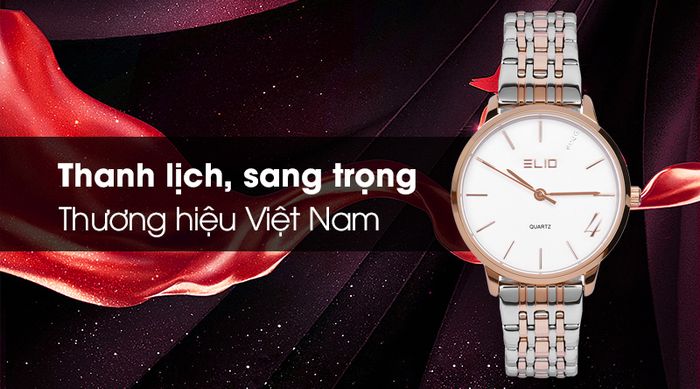 Đồng hồ nữ Elio ES015-C2 có thiết kế sang trọng và tinh tế
