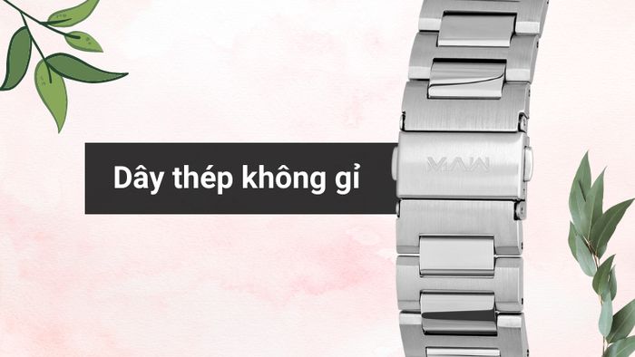 Chất liệu dây đeo của mẫu đồng hồ