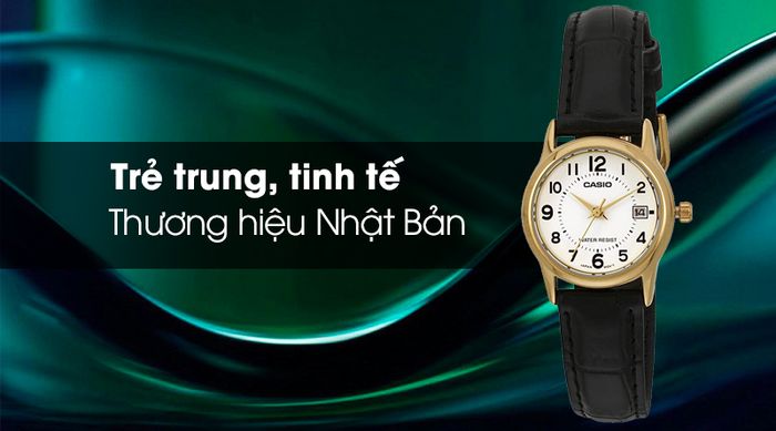 Đồng hồ nữ Casio LTP-V002GL-7BUDF mang nét thanh lịch
