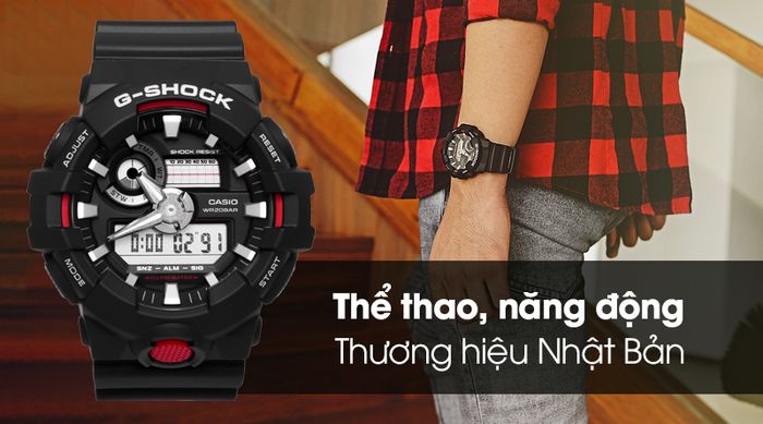 Đồng hồ Nam G-shock GA-700-1ADR thiết kế năng động