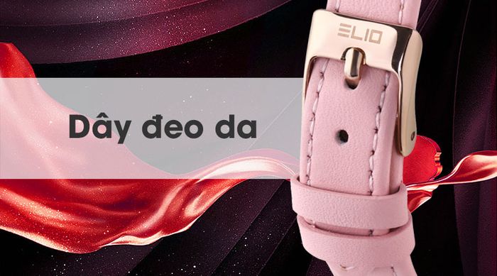 Đồng hồ nữ Elio EL042-01 có dây đeo mềm mại