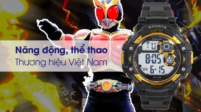 Đồng hồ trẻ em Smile Kid SL019-01 có kiểu dáng thể thao